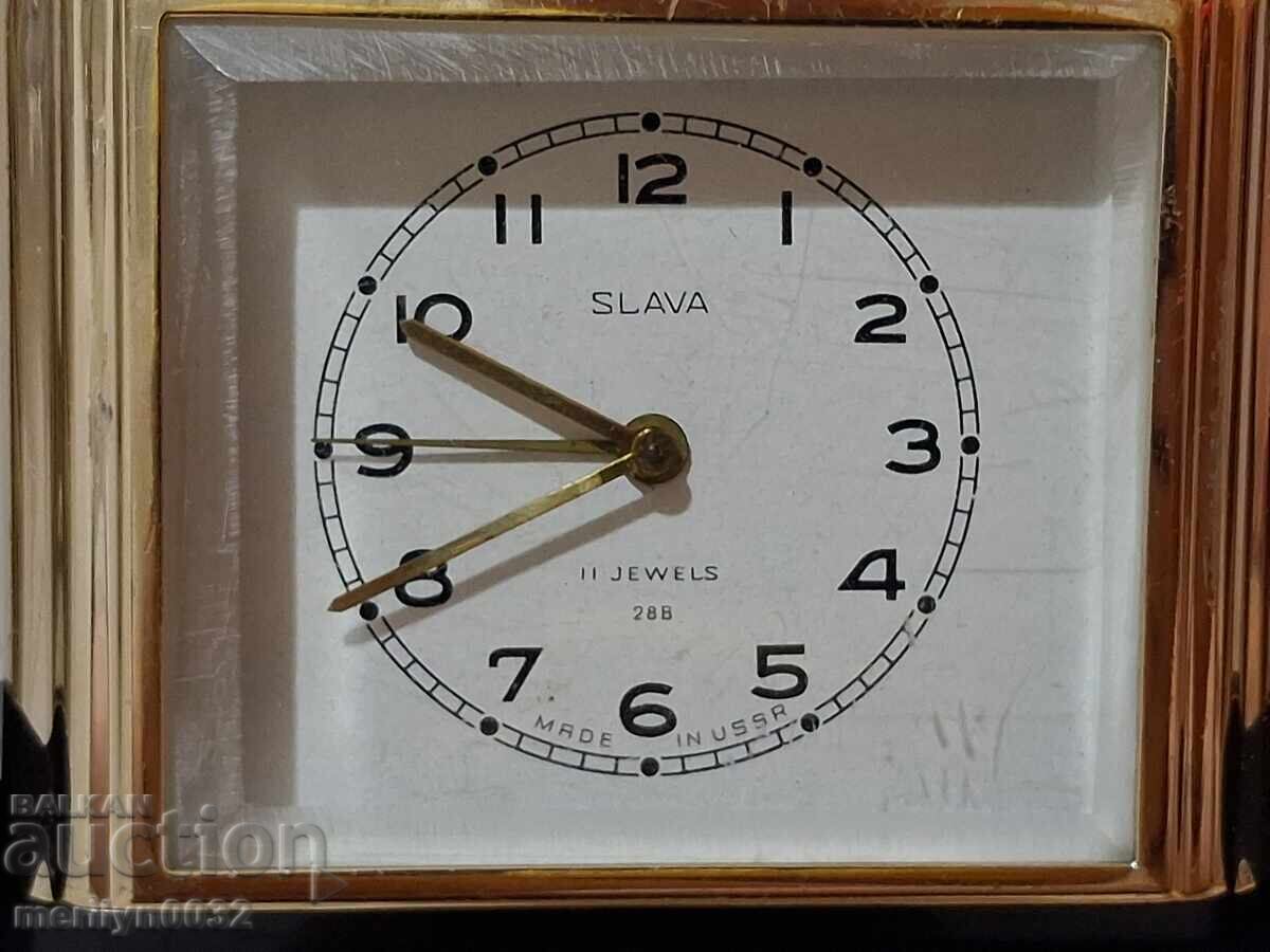 Ceas de masă sovietic "SLAVA", alarmă - URSS - 7
