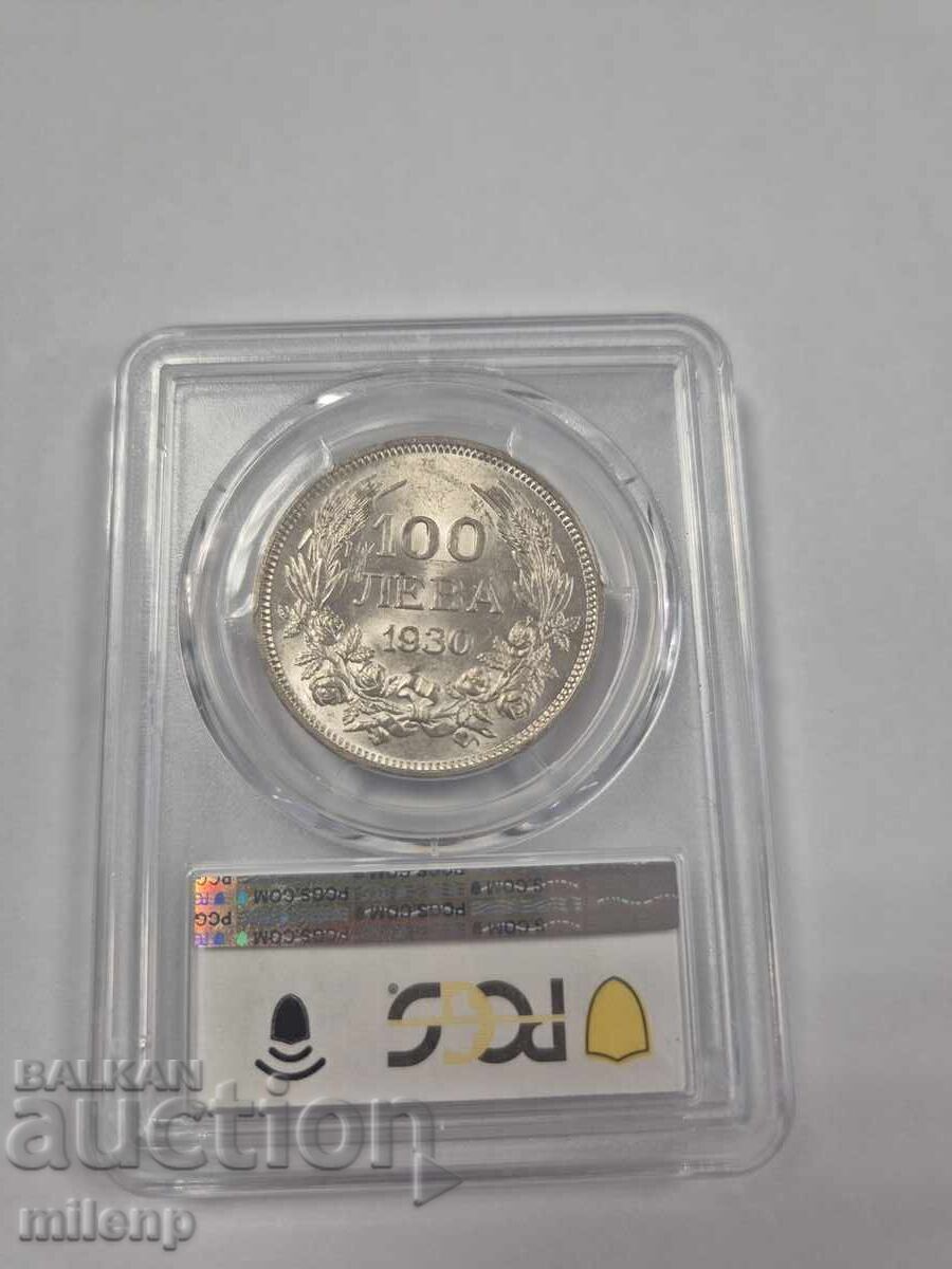 Auction PCGS MS62 100 Leva 1930 Auction PCGS MS62 100 Leva 1930