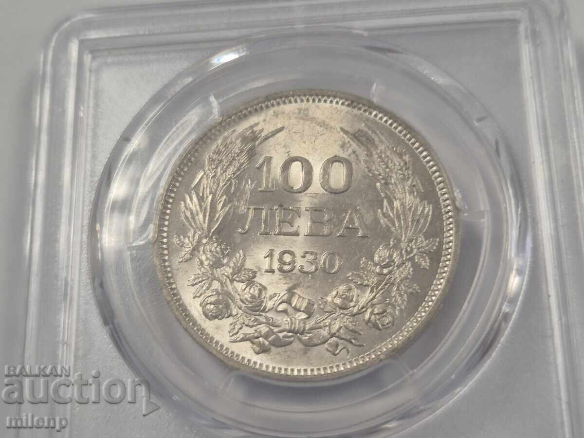 PCGS MS62 100 λέβα 1930 g