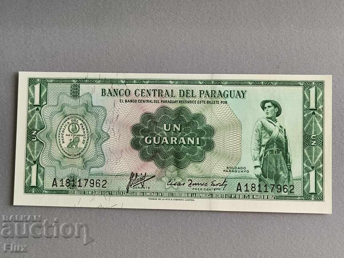 Bancnota - Paraguay - 1 guarani UNC | 1963