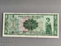 Bancnota - Paraguay - 1 guarani UNC | 1963
