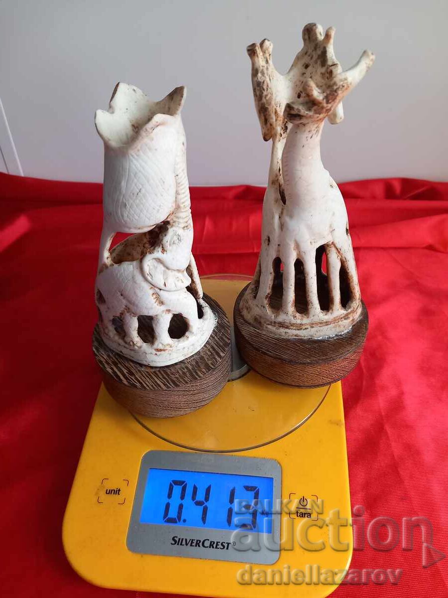 Ελεφαντόδοντο αγαλματίδια, ελεφαντάκια και καμηλοπαρδάλεις - 7