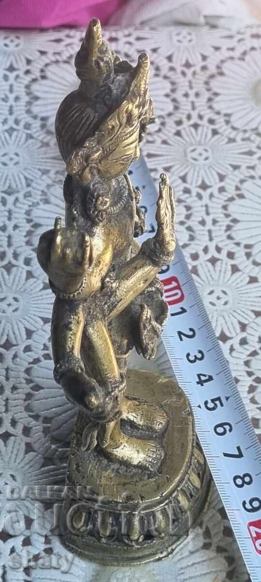 Sculptură veche din bronz. Figură - 5
