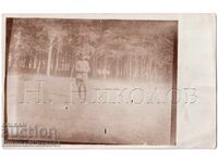 FOTOGRAFIE VECHE OFIȚER BULGAR CU SABIE PSV E129