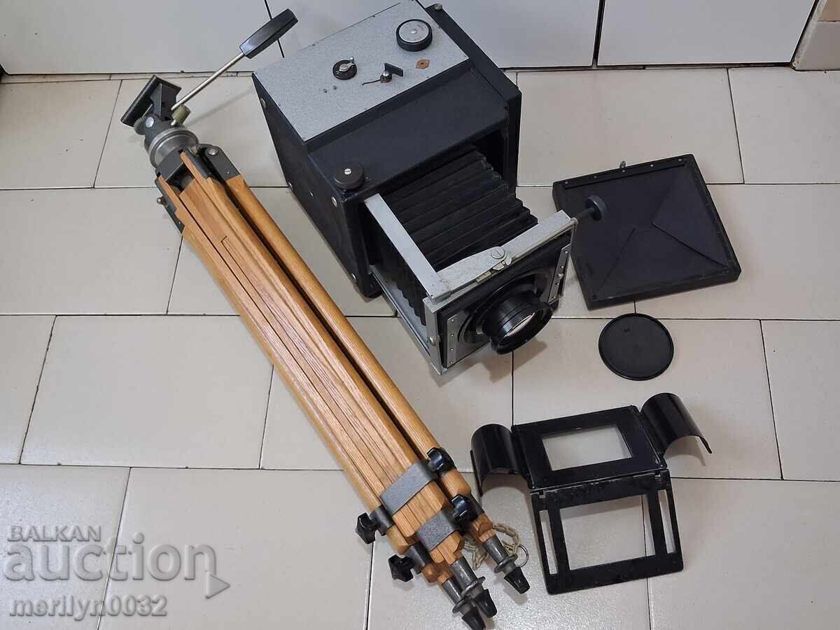 Професионален фотоапарат студио Carl Zeiss Jena GDR трипод Р