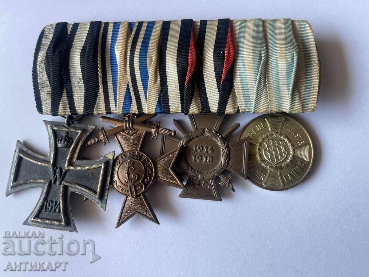 военна колотка Германия ПСВ 1918 жел. кръст орден медали