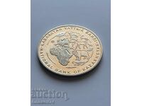 50 тенге 2014 Червена книга - Манул