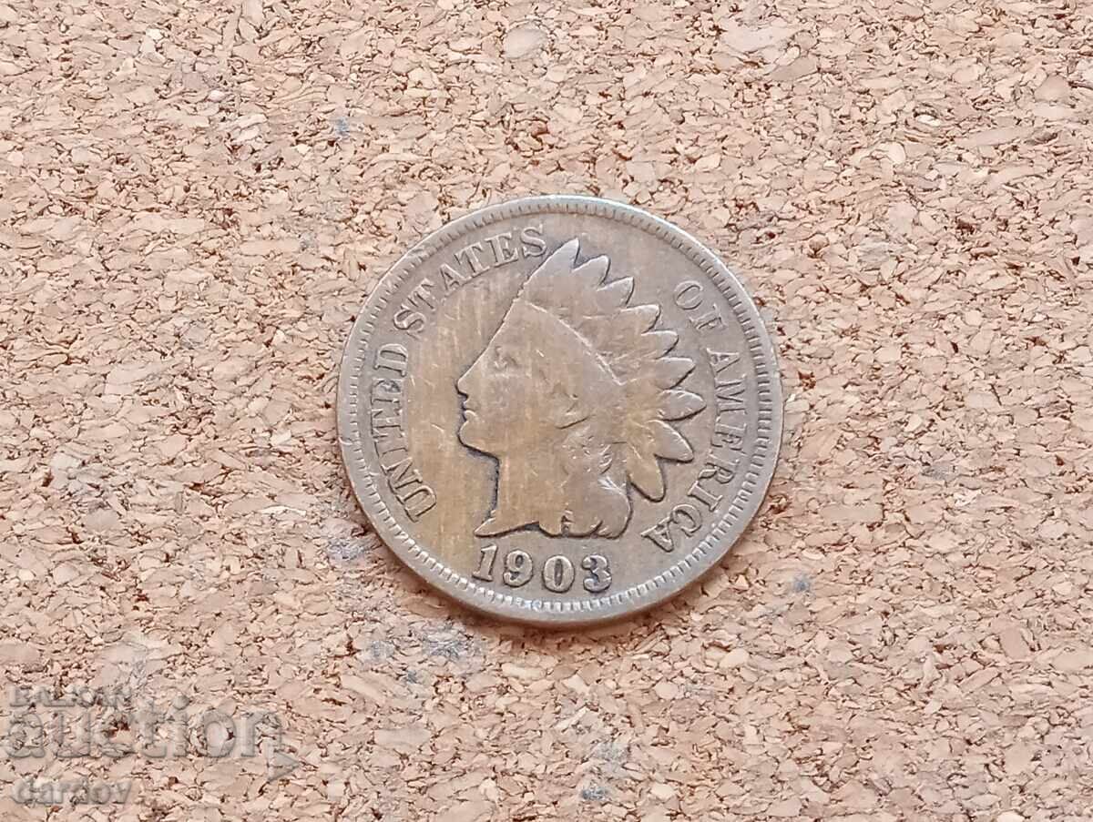 САЩ 1 цент, 1903 г. с цена 3.60 лв. | € 1.84 САЩ 1 цент, 1903 г. с цена 3.60 лв. | € 1.84
