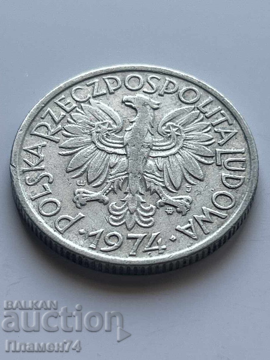 2 zloți 1974 Polonia