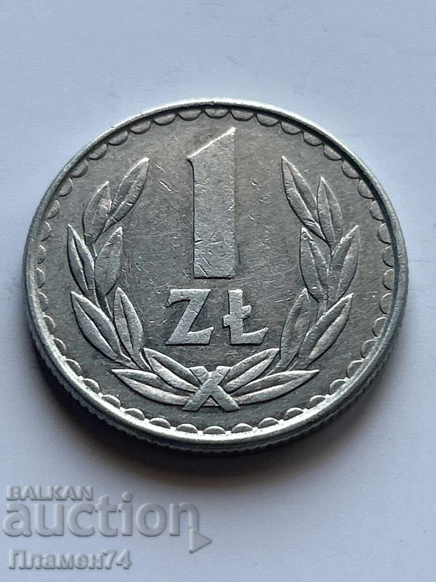 1 ζλότι 1982 Πολωνία με τιμή 1.00 BGN | € 0.51