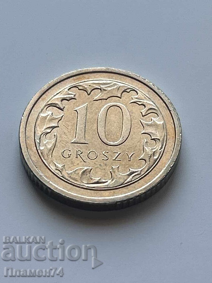10 γρόσια 2019 Πολωνία με τιμή 1.00 BGN | € 0.51