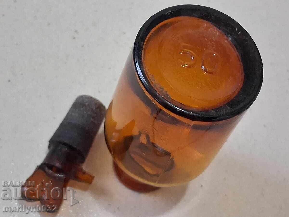 Старо медицинско шише пипета капкомер бутилка - 6