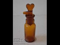 Sticlă medicală veche pipetă picurător sticlă