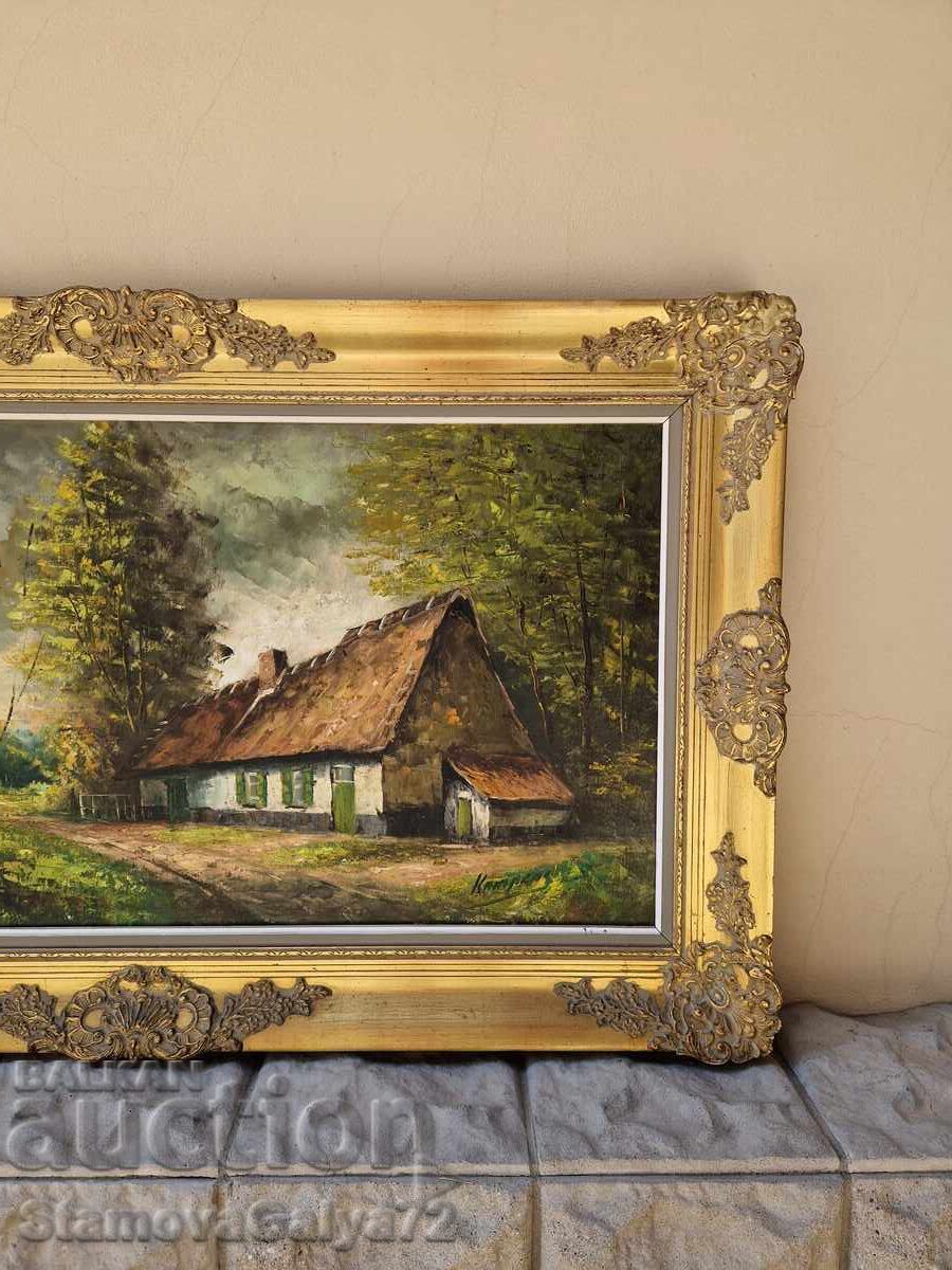 Livrarea Tablou olandez antic, de autor, de maestru, ulei Livrarea Tablou olandez antic, de autor, de maestru, ulei