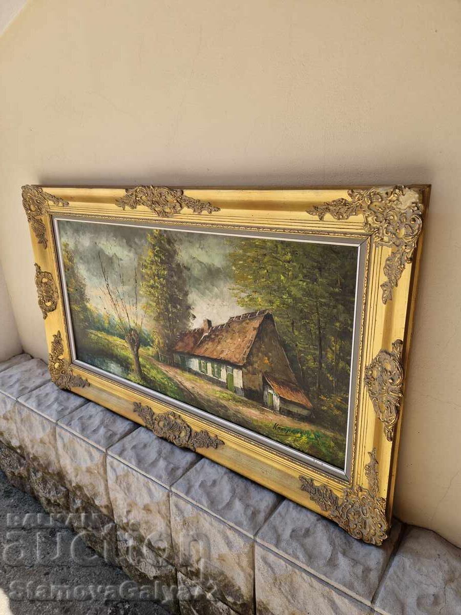 Master antique original Dutch oil painting - 7