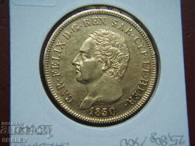 80 Lire 1830 R Sardinia / Italia (Sardinia) - AU (aur) - 5 80 Lire 1830 R Sardinia / Italia (Sardinia) - AU (aur) - 5