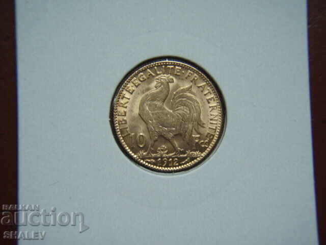Auction  10 Francs 1912 France /2/ - AU (gold)