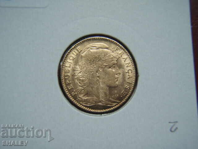 10 Franci 1912 Franța (10 franka Frantsiya) /2/ - AU (zlato) - 5