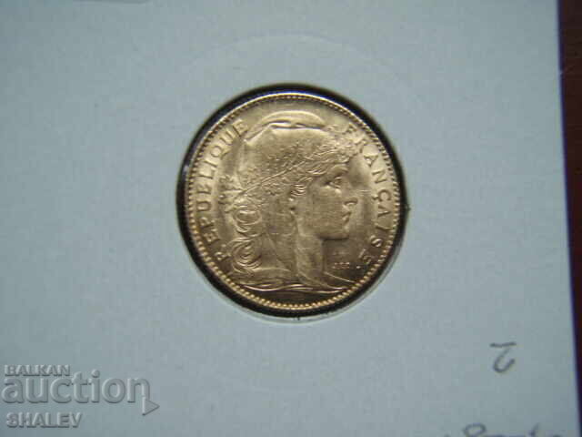 10 Franci 1912 Franța (10 franka Frantsiya) /2/ - AU (zlato) - 6