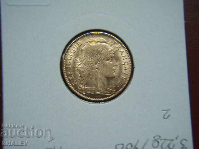 10 Francs 1912 France /2/ - AU (gold) - 7