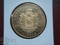 100 Francs 1858 А France (100 франка Франция) - AU+ (злато)