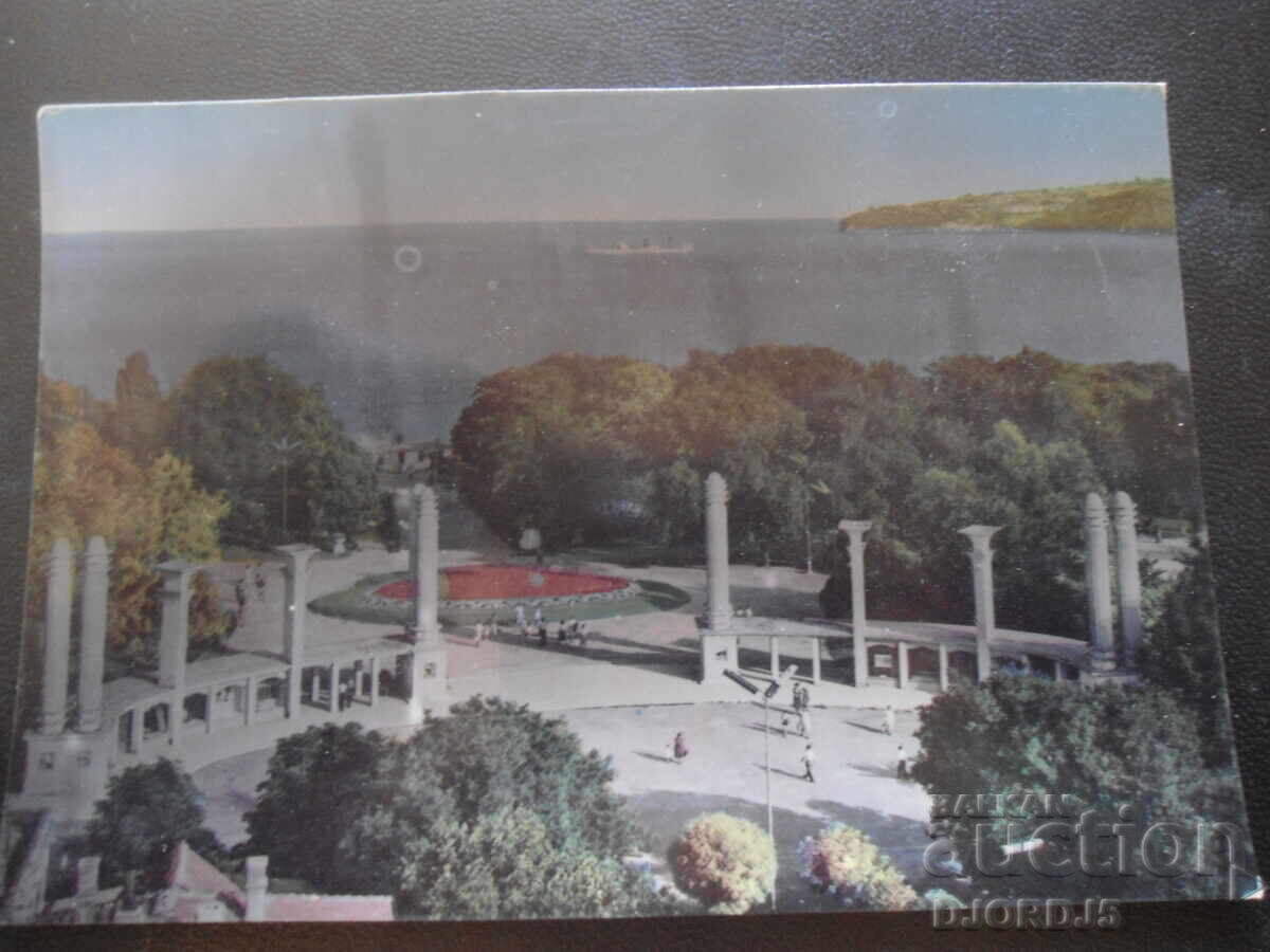 ΒΑΡΝΑ. Η είσοδος στον θαλάσσιο κήπο, παλιά καρτ ποστάλ