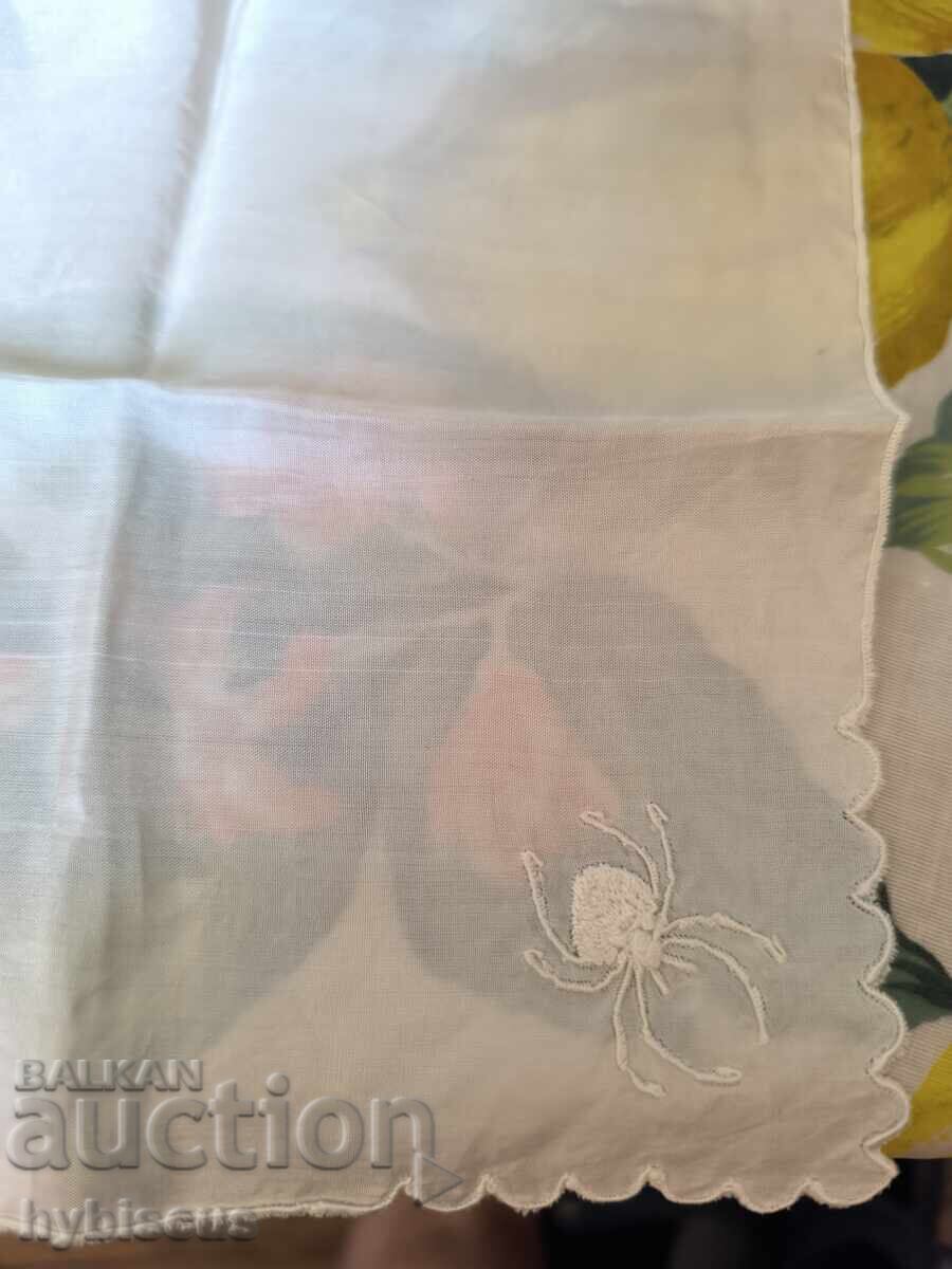 Auction  New vintage Bulgarian silk handkerchief for the horo