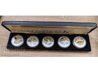 5 броя х 1 оз. Тувалу 2005 г. Изтребители