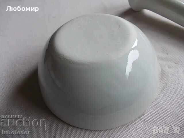 Παλιός πορσελάνινος γουδοχέρι φαρμακείου - 5