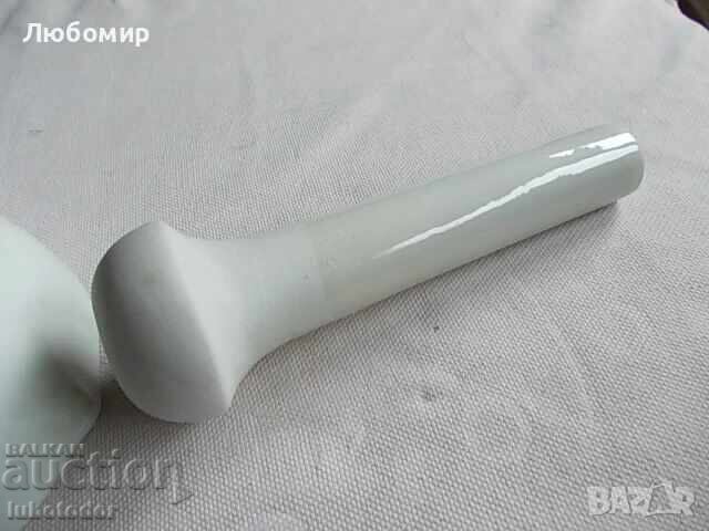 Παλιός πορσελάνινος γουδοχέρι φαρμακείου - 6