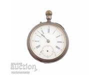 Старинен сребърен джобен часовник   -   не работи