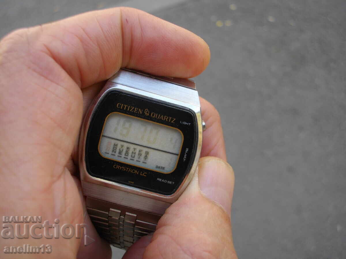 Δημοπρασία Συλλεκτικό Ρετρό Ηλεκτρονικό CITIZEN CRYSTRON LC