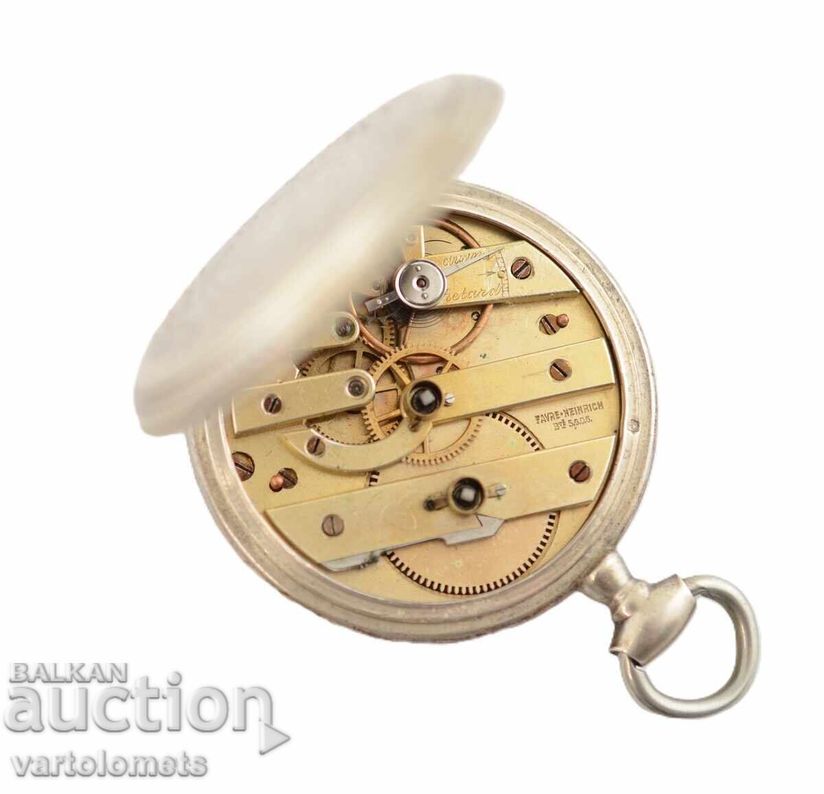 Αντίκα Ασημένιο Ρολόι Τσέπης - Δεν λειτουργεί με τιμή 49.00 BGN | € 25.05