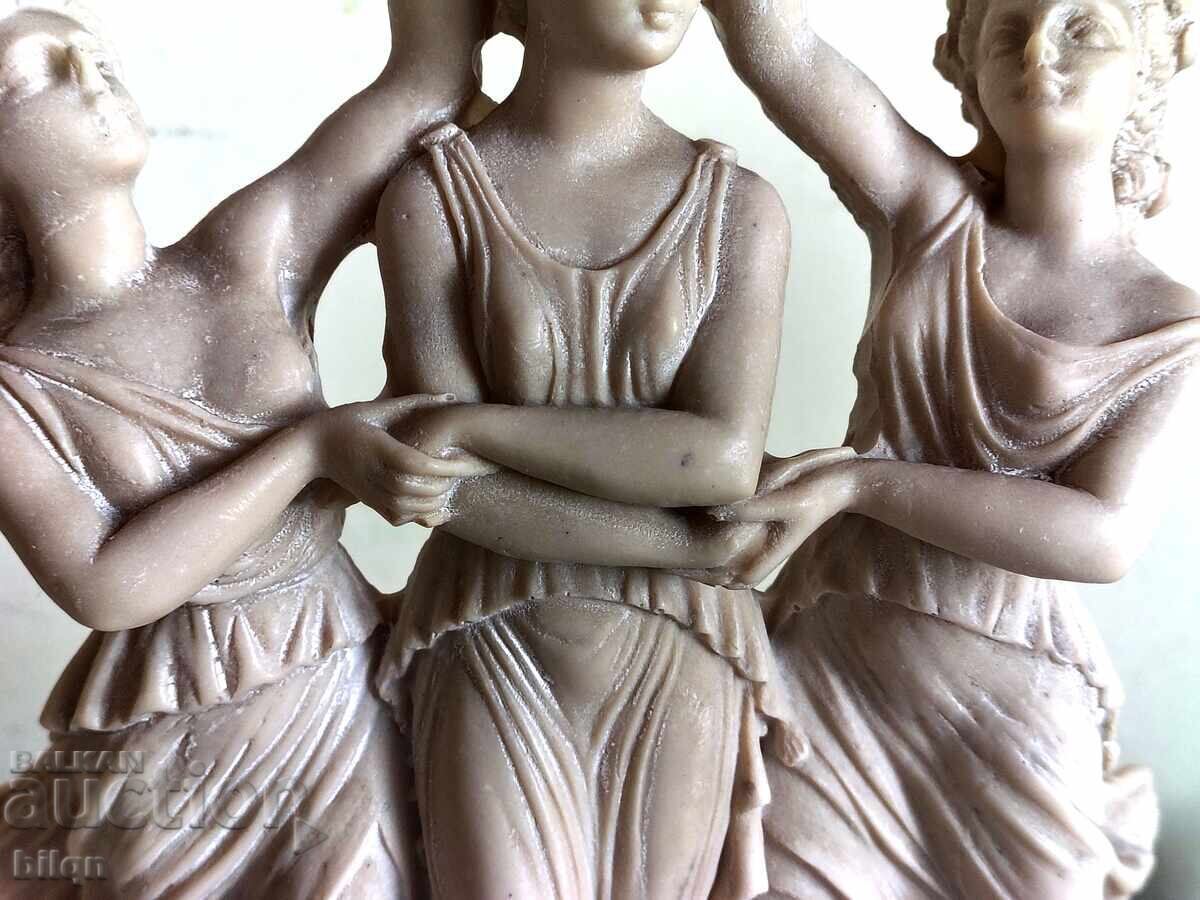 Wonderful Statuette of the Three Graces - 5