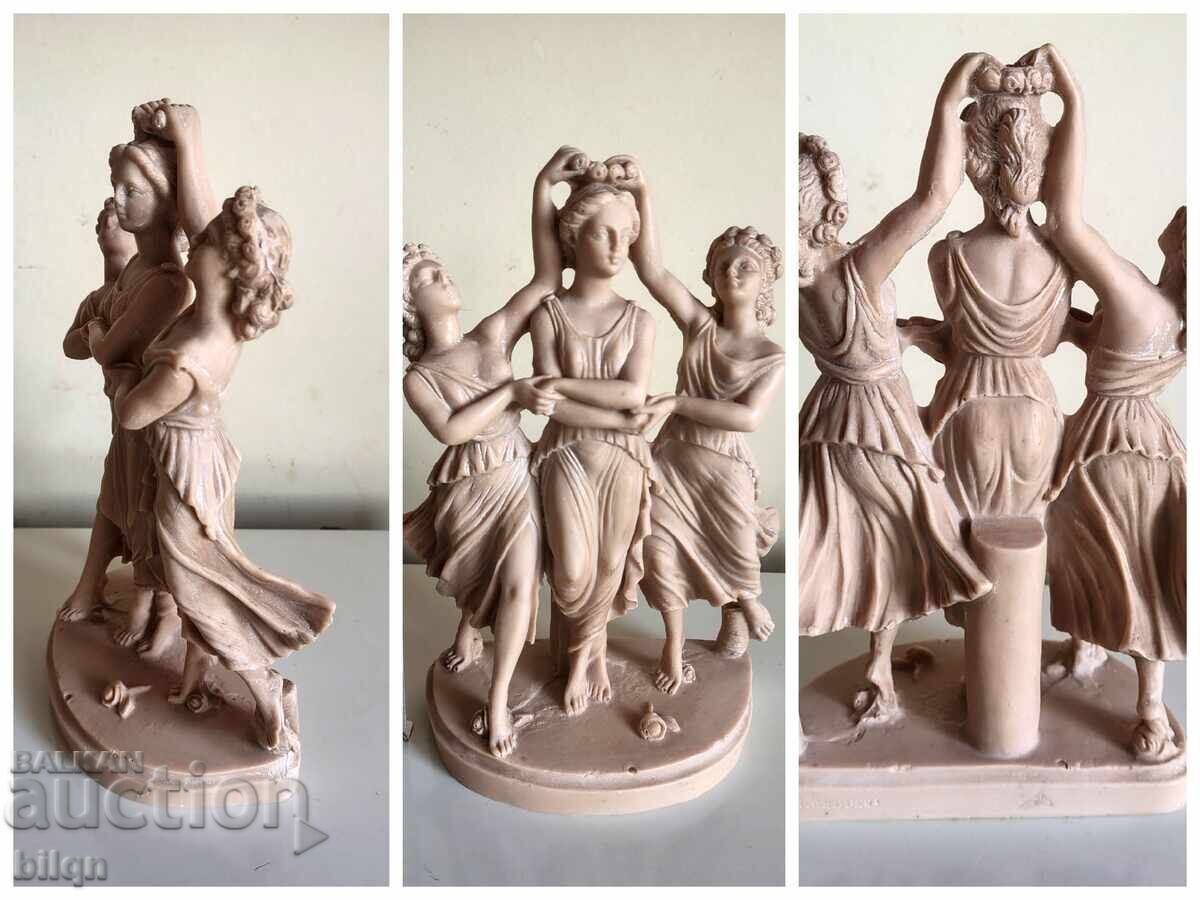 Wonderful Statuette of the Three Graces - 7