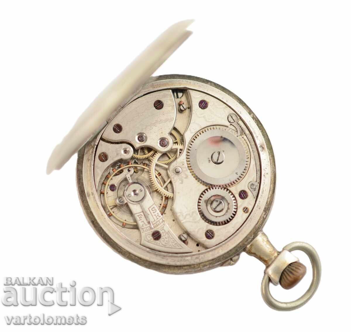 Antique Silver Pocket Watch - Works with price 49.00 BGN | € 25.05