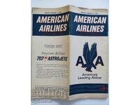 American Airlines Timetable from 1961