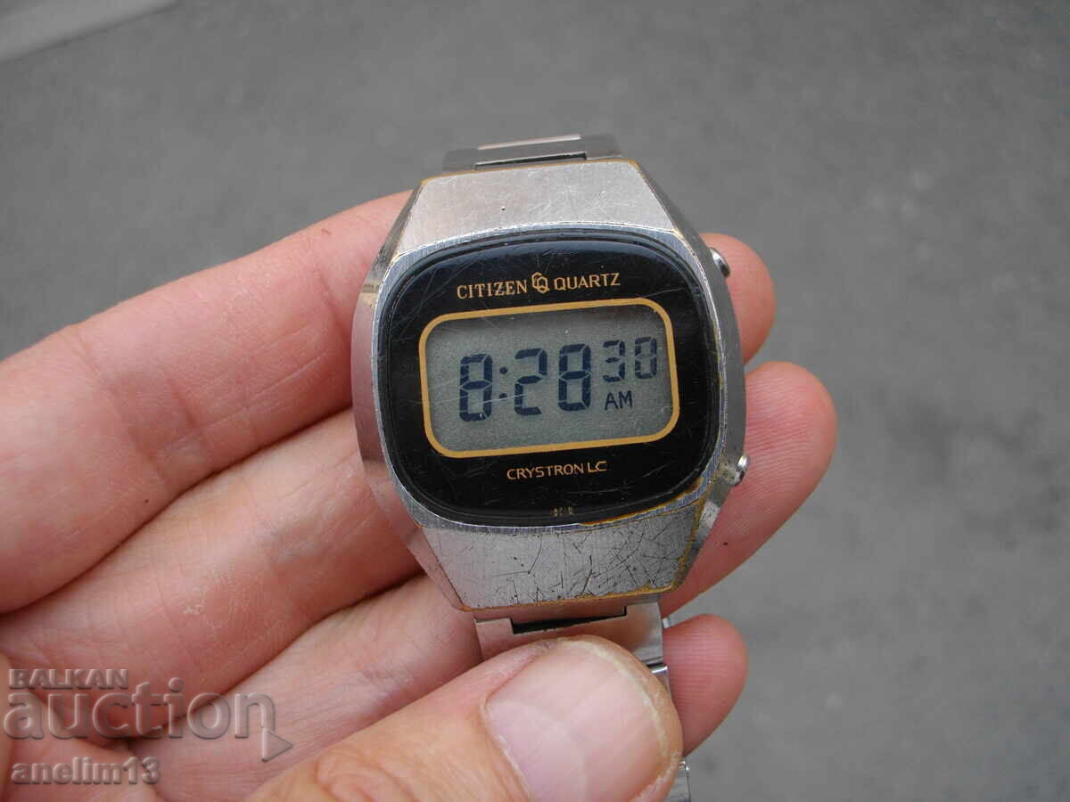 CITIZEN CRYSTRON LC ELECTRONIC RETRO DE COLECȚIE cu preț 30.00 BGN | € 15.34