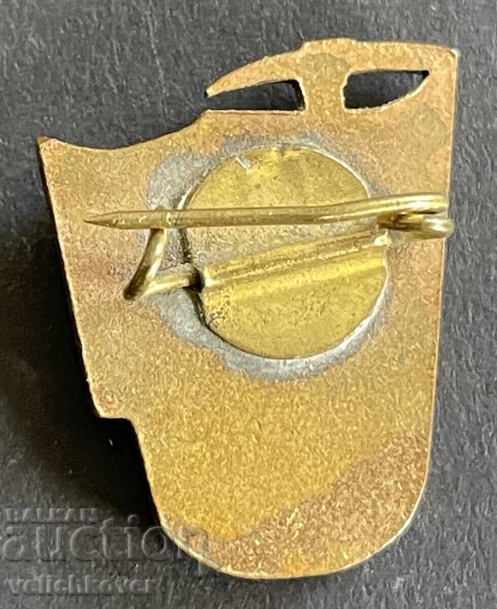 41511 Βουλγαρία σήμα Βριγαδίρικο κίνημα ΔΚΜΣ σμάλτο με τιμή 7.00 BGN | € 3.58 41511 Βουλγαρία σήμα Βριγαδίρικο κίνημα ΔΚΜΣ σμάλτο με τιμή 7.00 BGN | € 3.58