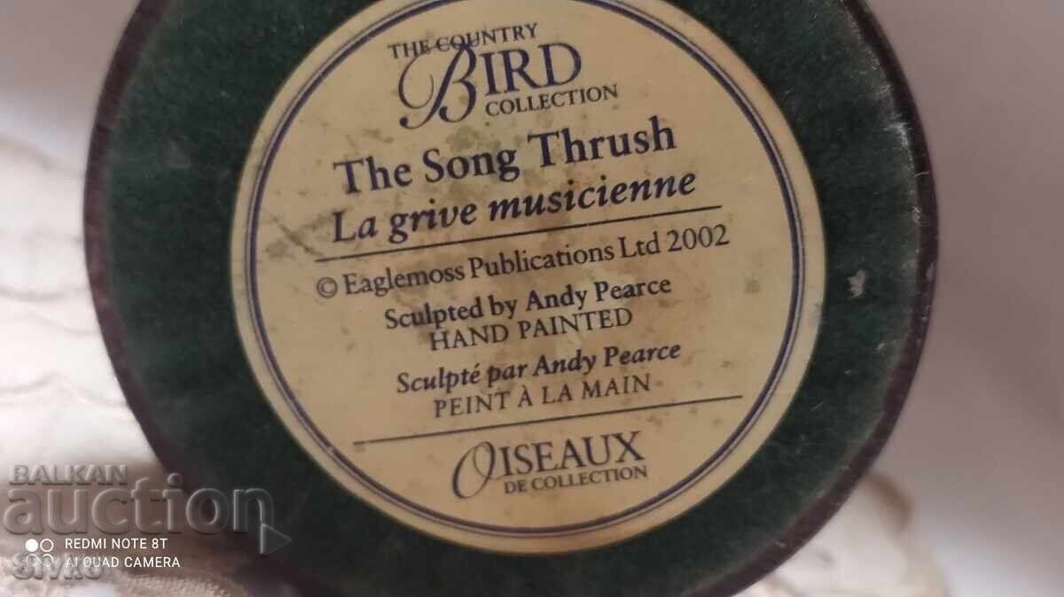 Figurine Collection Birds The Song Thrush - 6