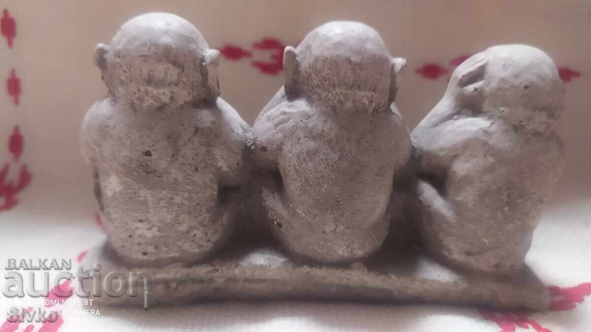 Δημοπρασία Φιγούρα μαϊμούς Δεν άκουσα Δεν είδα Δεν ξέρω