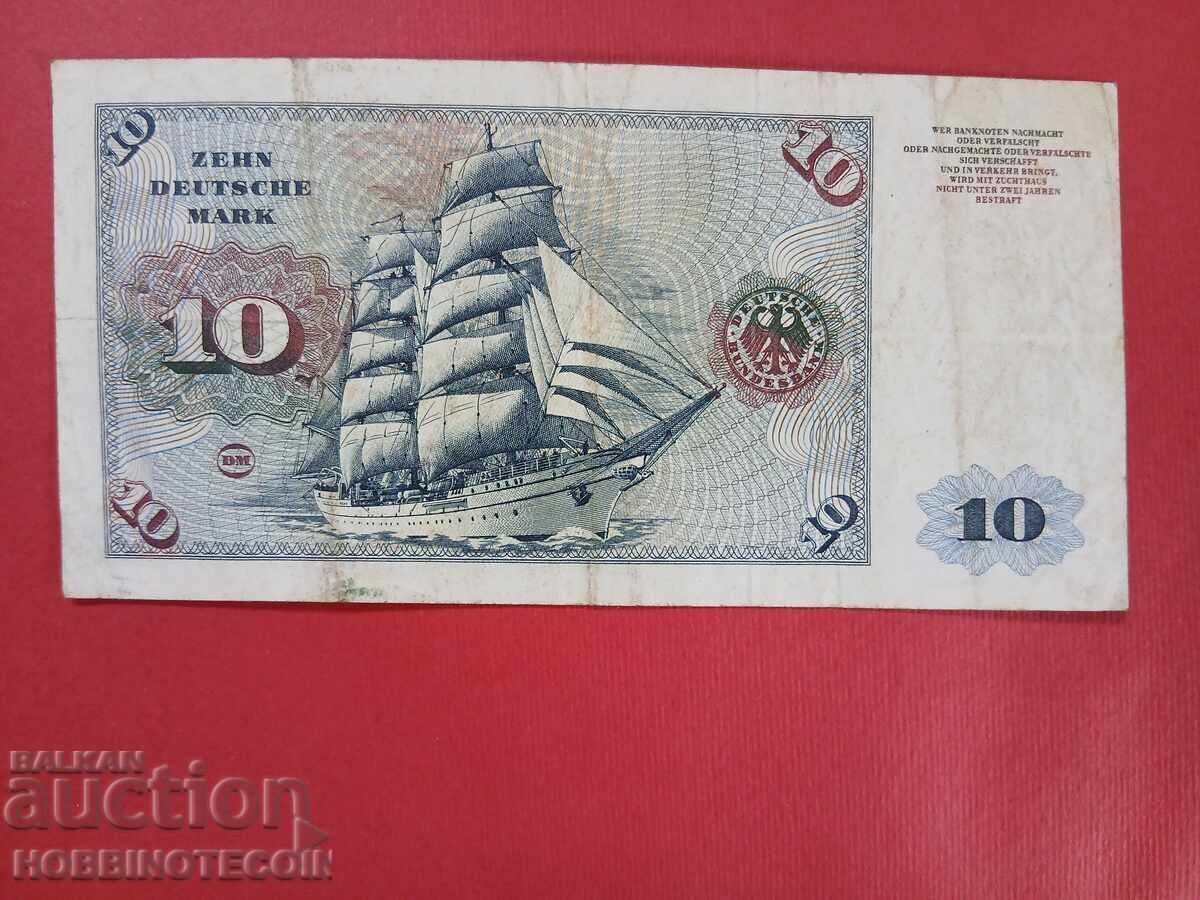 ГЕРМАНИЯ GERMANY 10 Марки - емисия - issue 19600 с цена 29.32 лв. | € 14.99