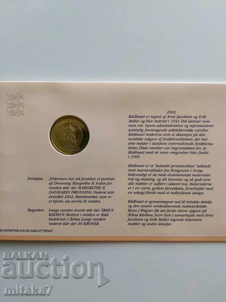 Licitație 20 coroane 2002, Danemarca Licitație 20 coroane 2002, Danemarca