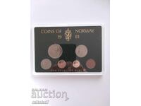 Сет монети, Норвегия, 1981г.