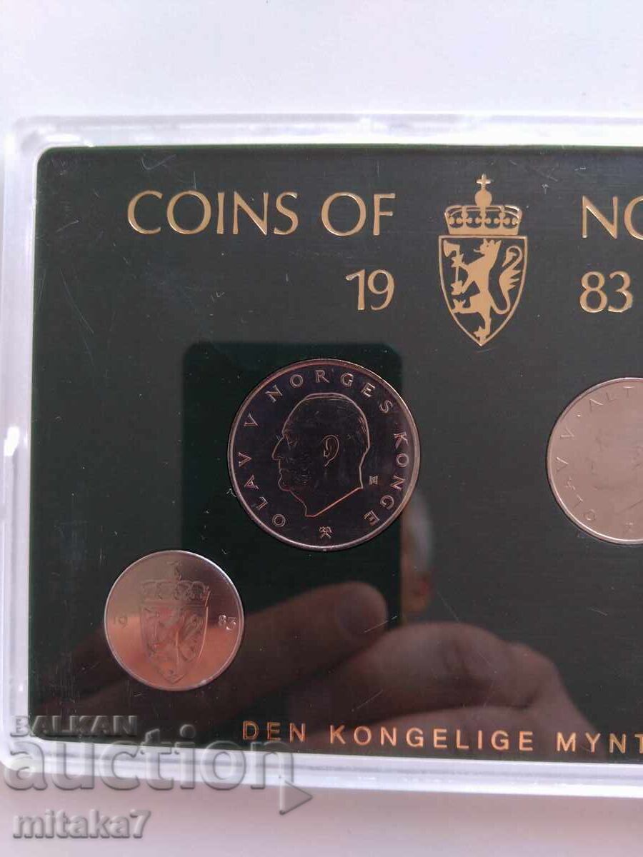 Set de monede, Norvegia, 1983