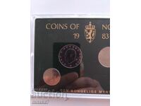 Set de monede, Norvegia, 1983