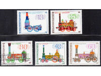 1984. Bulgaria. Locomotive cu abur vechi