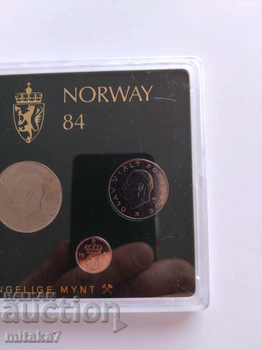 Доставка на Сет монети, Норвегия, 1984г.