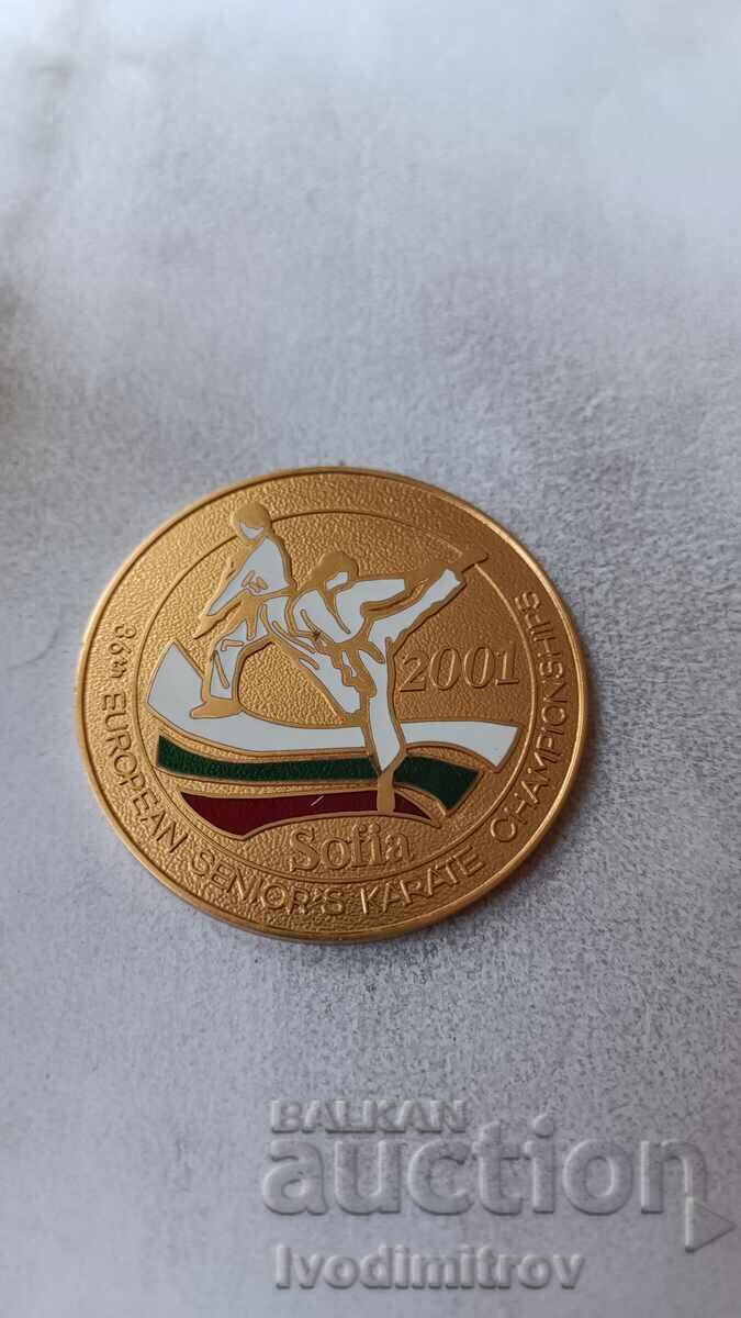 Пл-ет 36th European Senior's KARATE Championships Sofia 2001