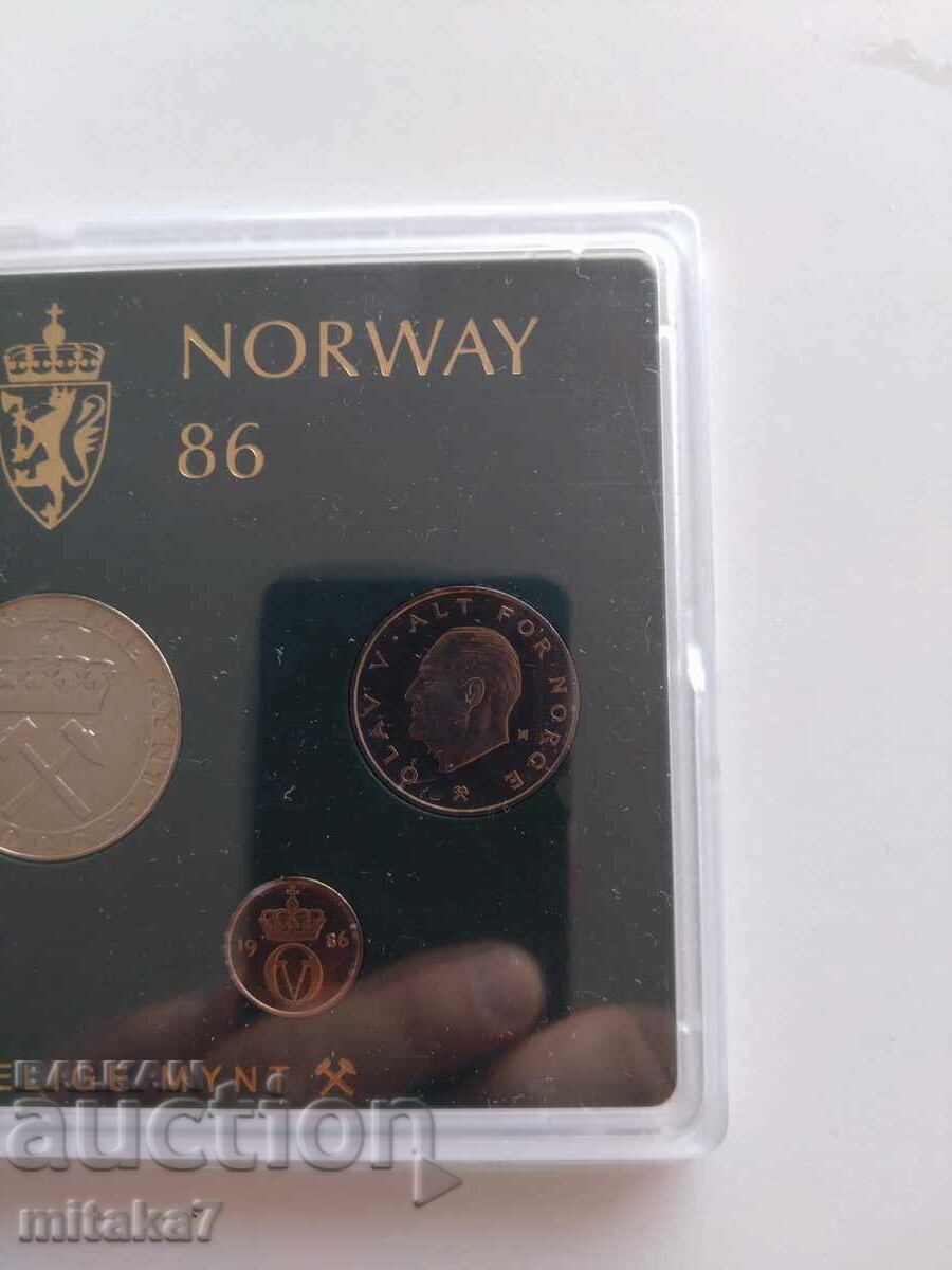 Аукцион Сет монети, Норвегия, 1986г. Аукцион Сет монети, Норвегия, 1986г.